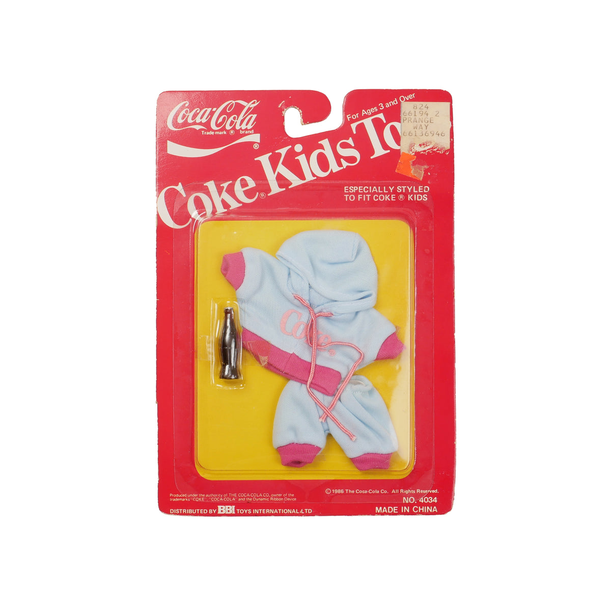 Coke Kids 1986 Barbie Toy Clothes