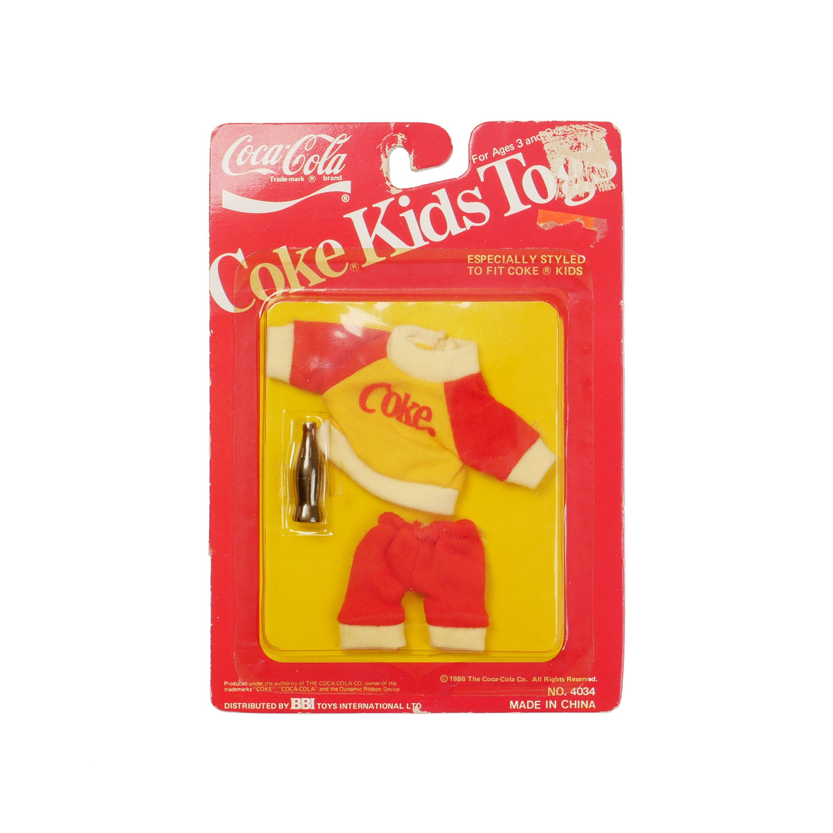 Coke Kids 1986 Barbie Toy Clothes