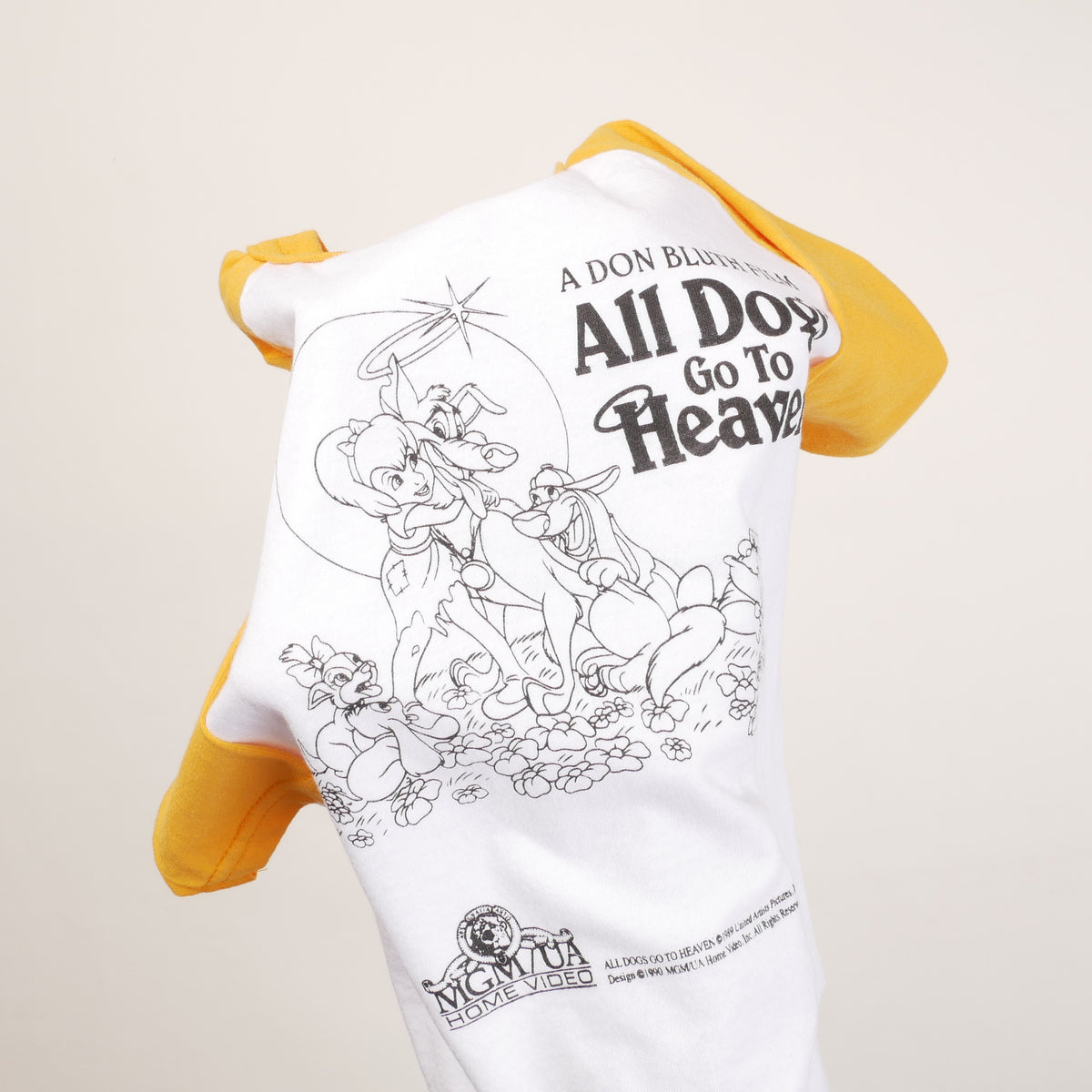 All Dogs Go To Heaven Raglan T-Shirt - YS