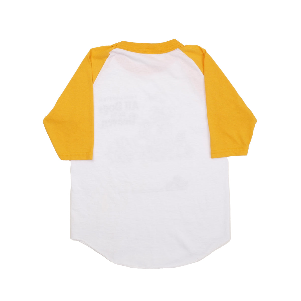 All Dogs Go To Heaven Raglan T-Shirt - YS