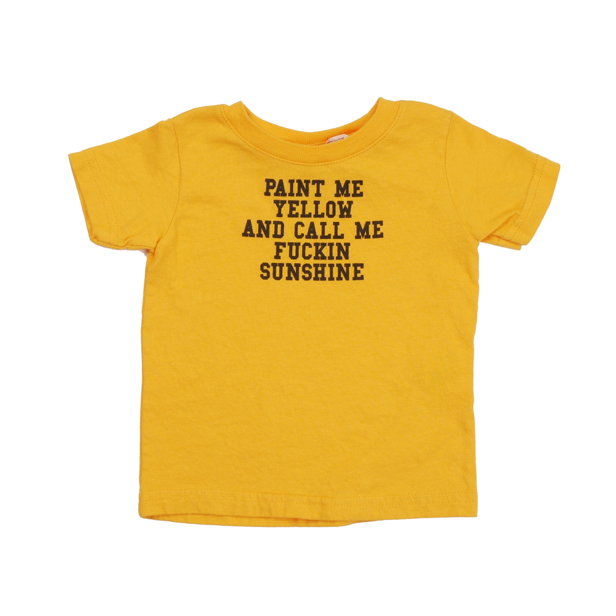 Paint Me Yellow Kids T-Shirt - 6M