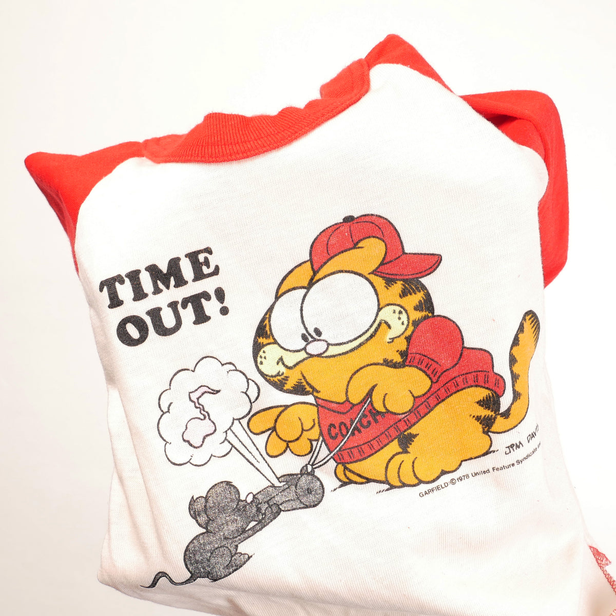 Vintage Garfield Raglan T-Shirt - 6/12M