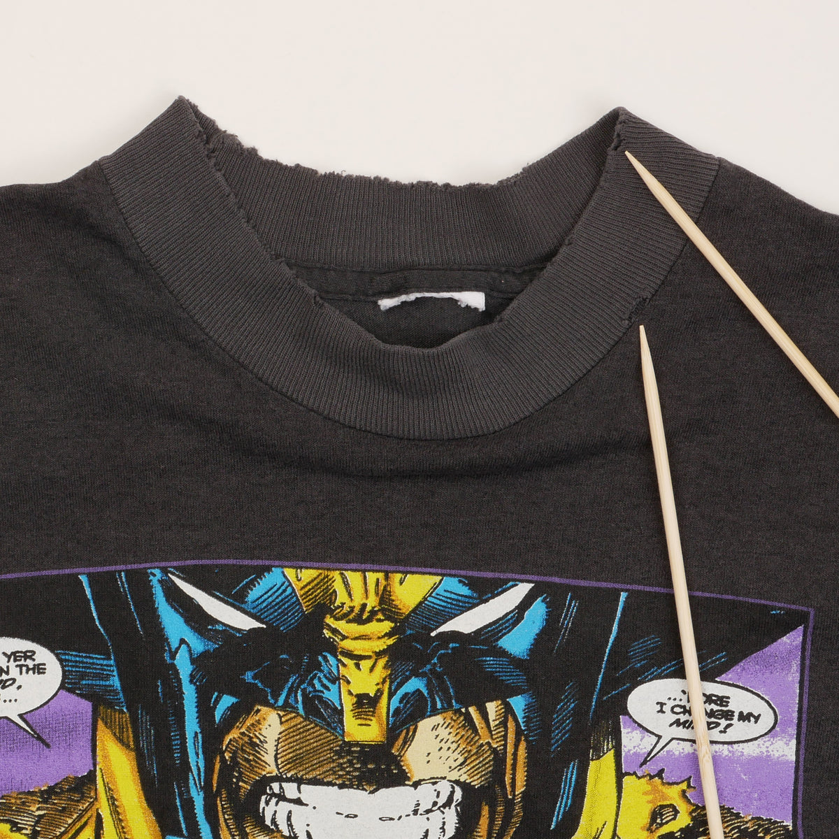 Vintage Marvel X-Men Wolverine Kids Long Sleeve T-Shirt - YM
