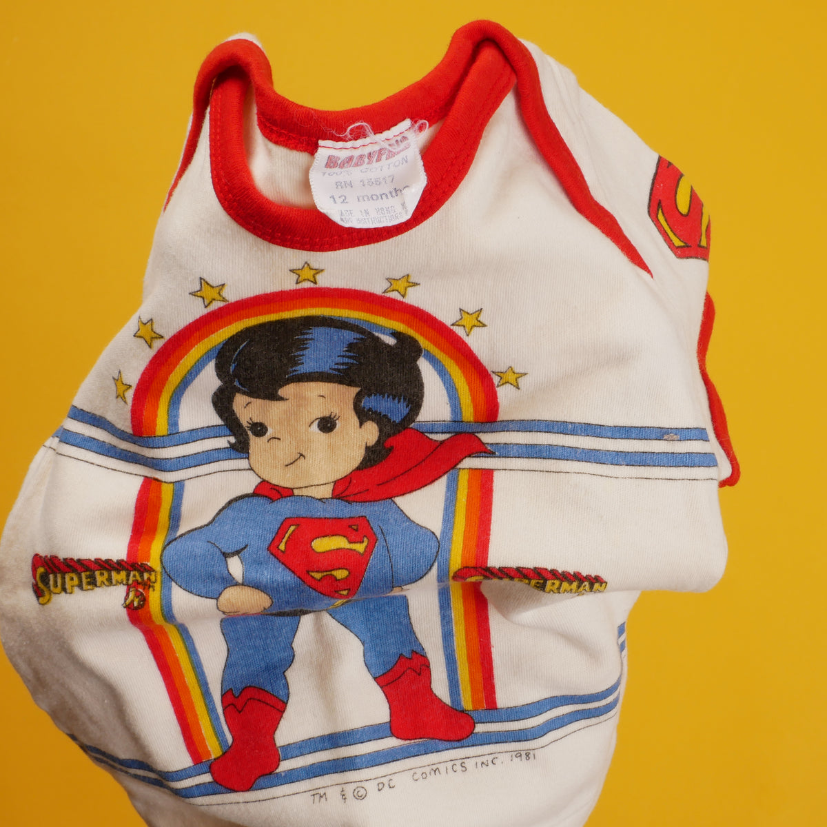 Vintage Superman Kids T-Shirt - 12M