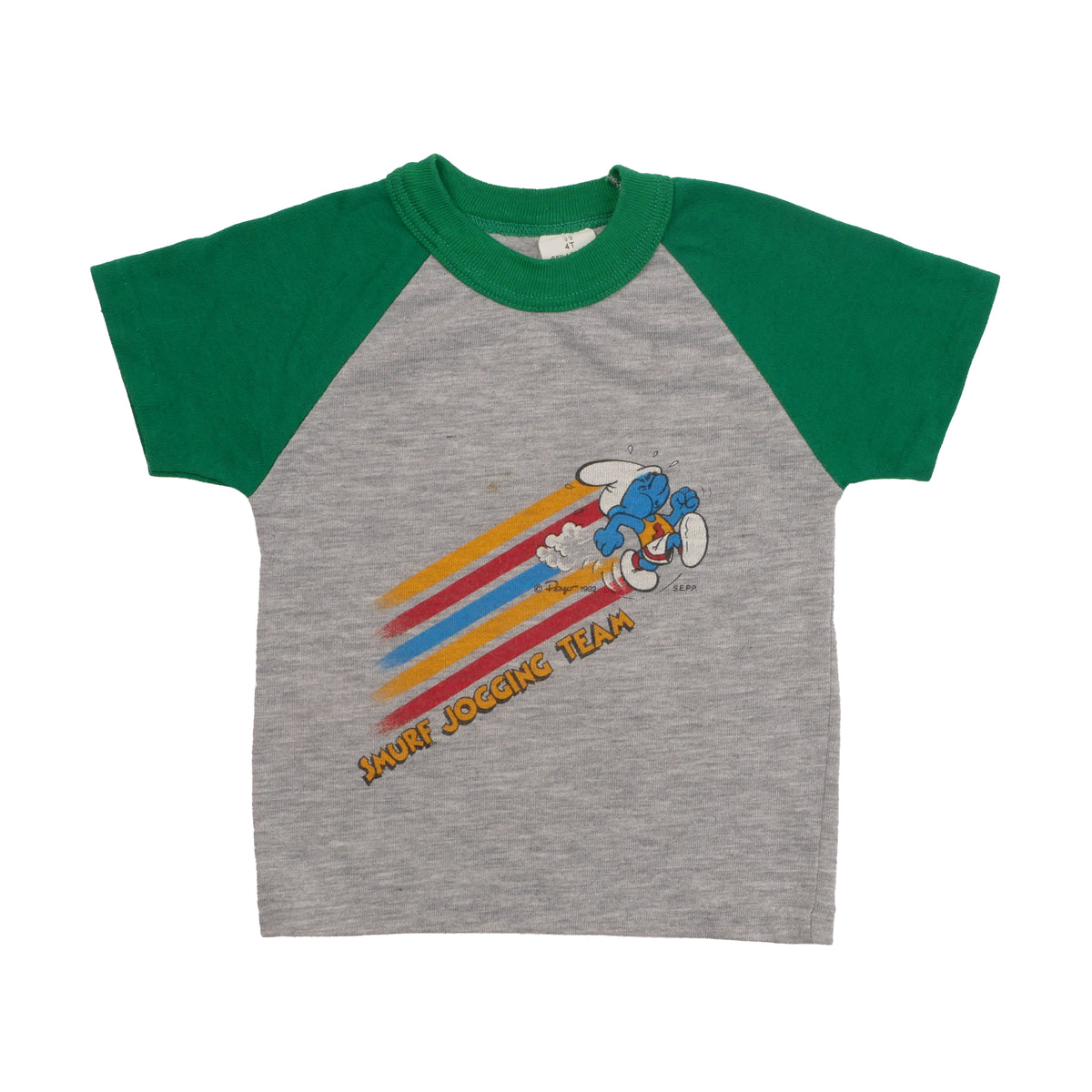 Vintage Smurfs Jogging Kids T-Shirt - 4T