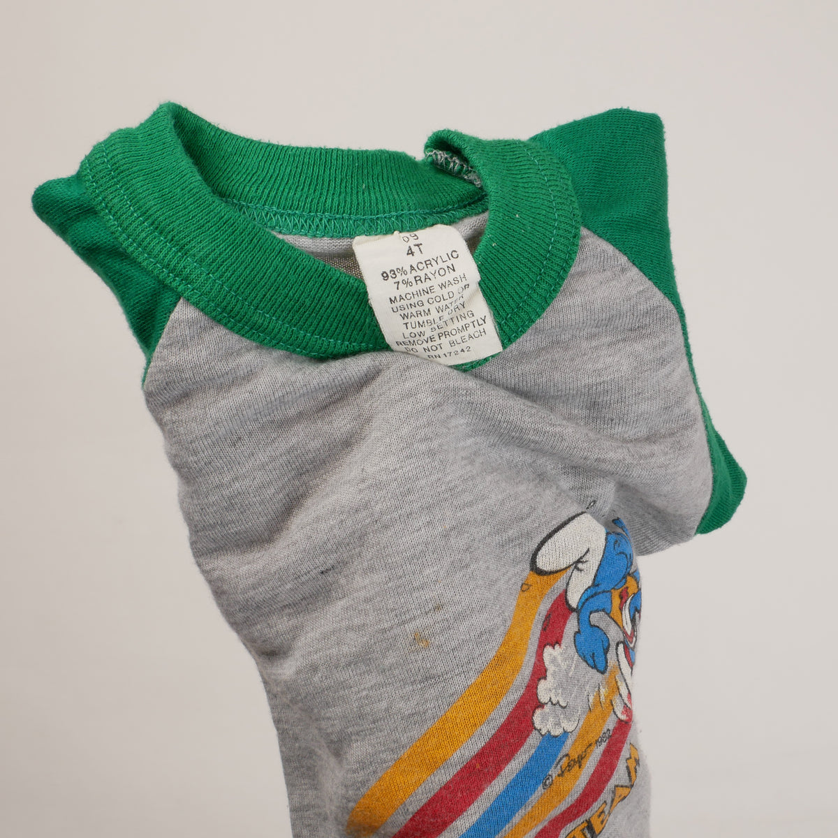 Vintage Smurfs Jogging Kids T-Shirt - 4T