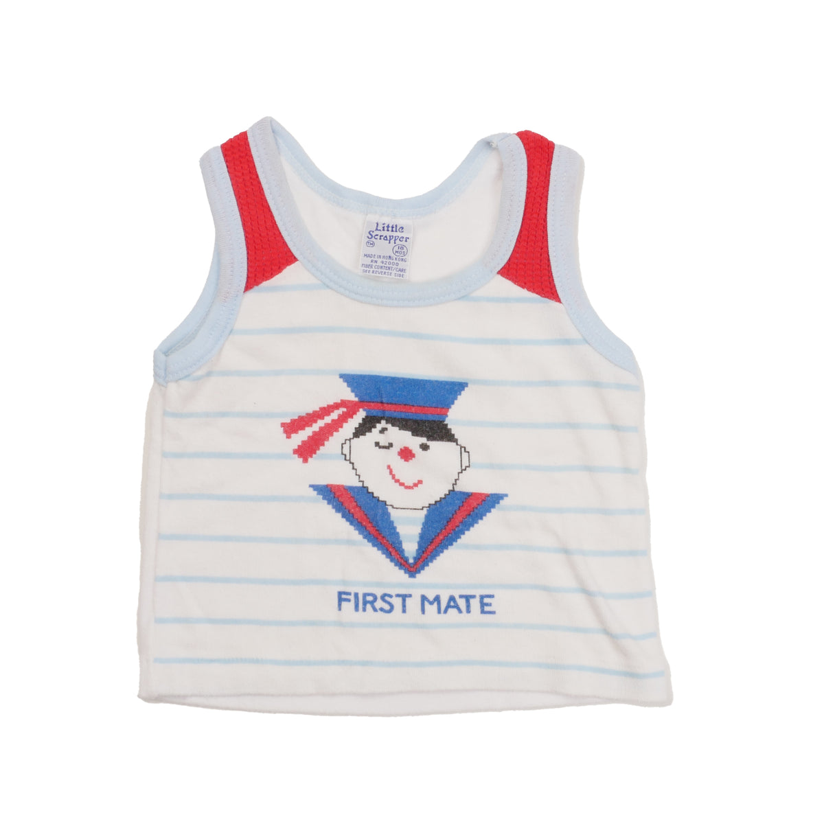 Vintage First Mate Kids Tank Top - 18M