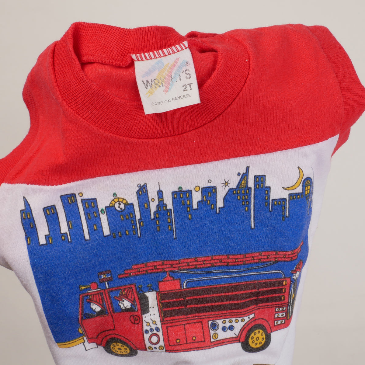 Vintage Fire Truck Kids T-Shirt - 2T