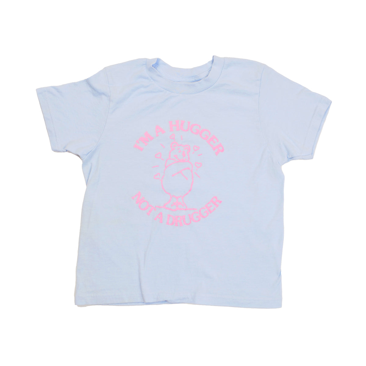 I'm A Hugger Not A Drugger Kids T-Shirt - YXS