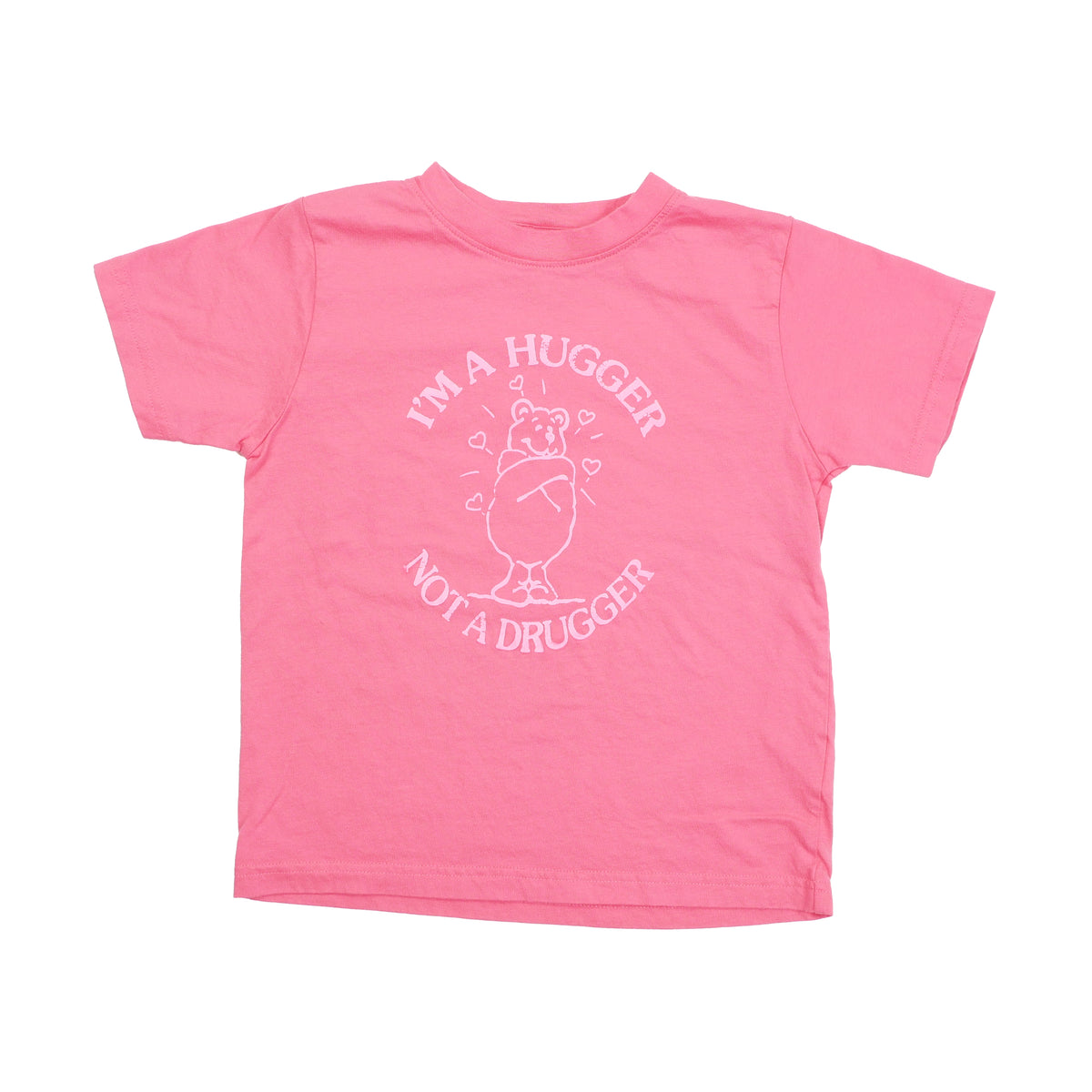 I'm A Hugger Not A Drugger Kids T-Shirt - YXS