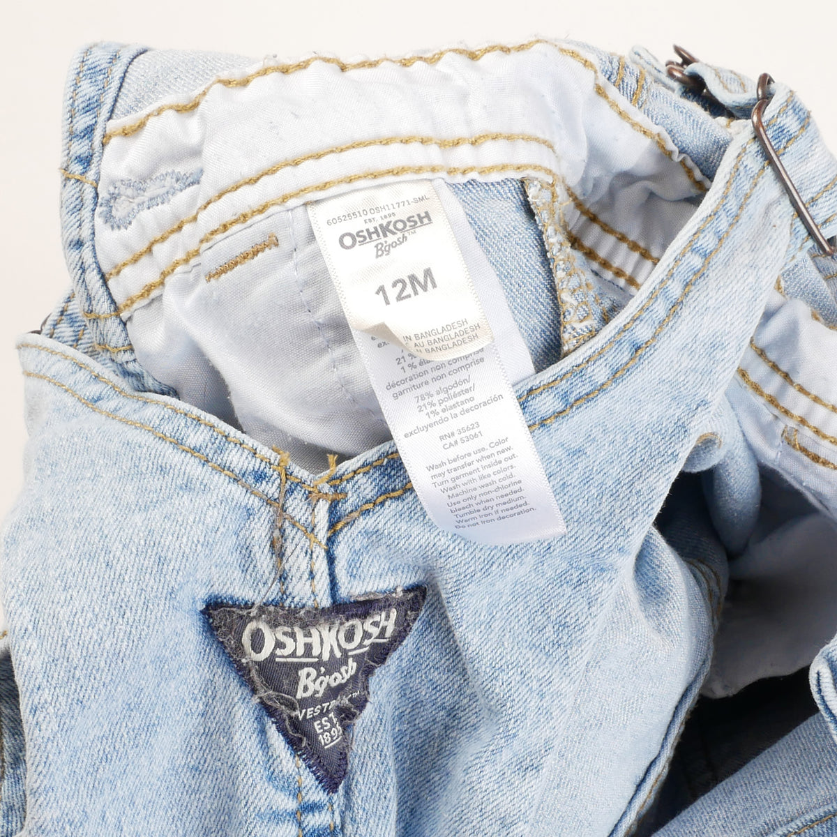 Osh Kosh B'gosh Overalls - 12M