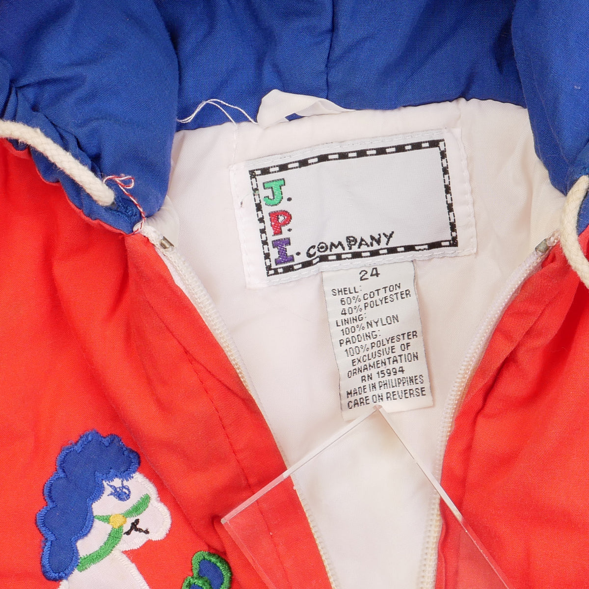 Vintage Rocking Horse Kids Hooded Jacket - 24M