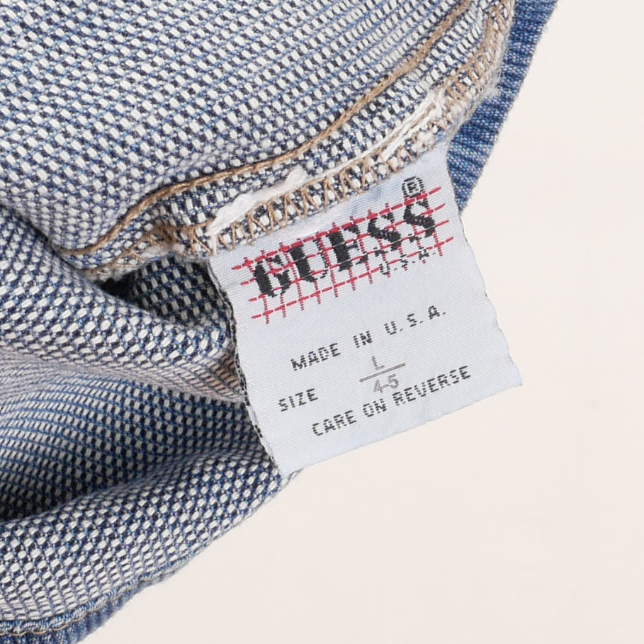 Vintage Guess Kids Denim Vest - L