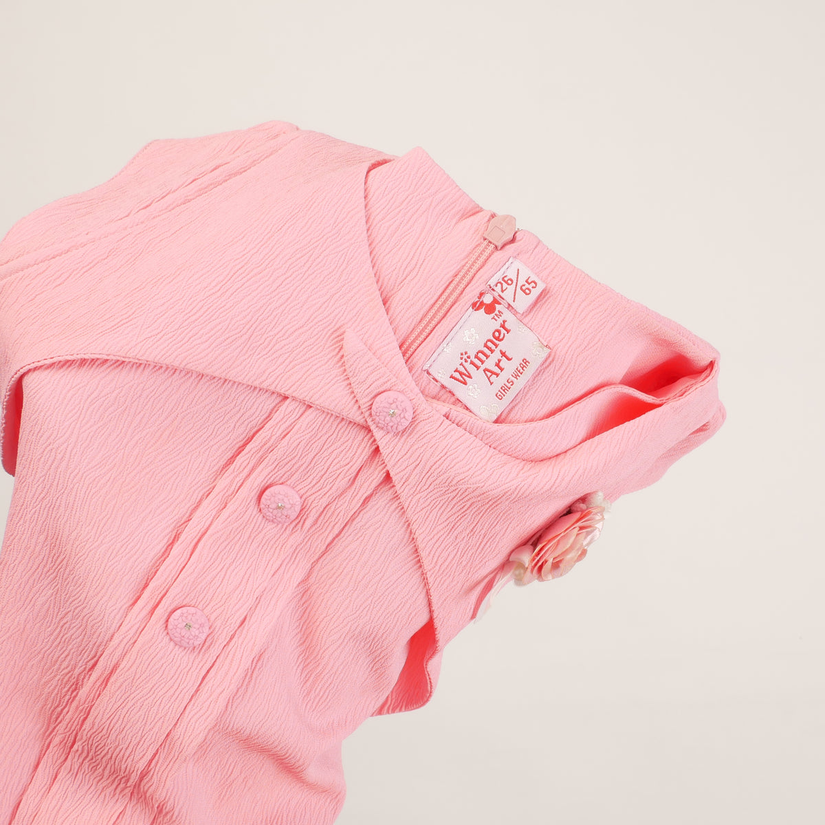 Vintage Pink Winner Art Kids Blouse - 2T