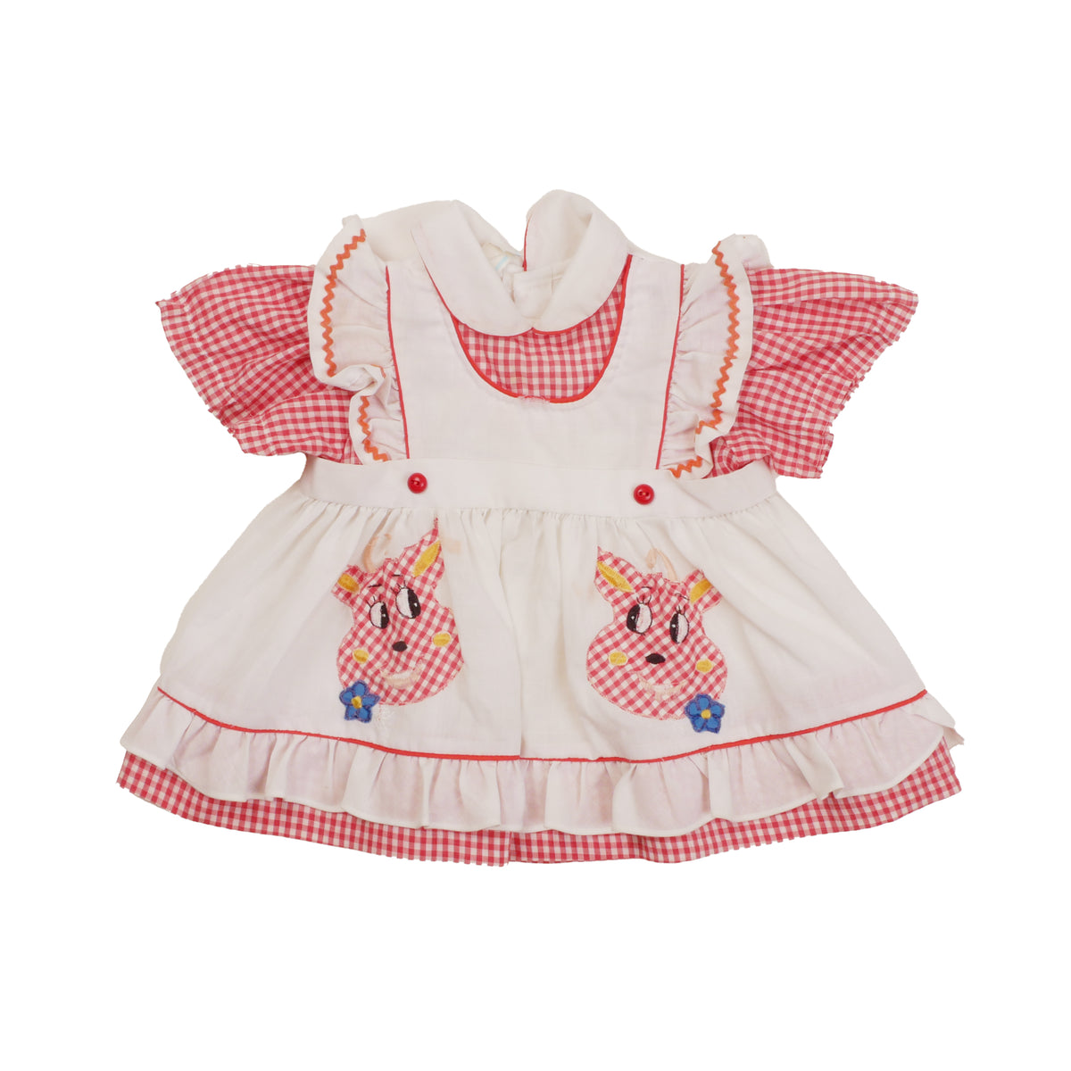 Vintage Milkmaid Kids Dress - 6M