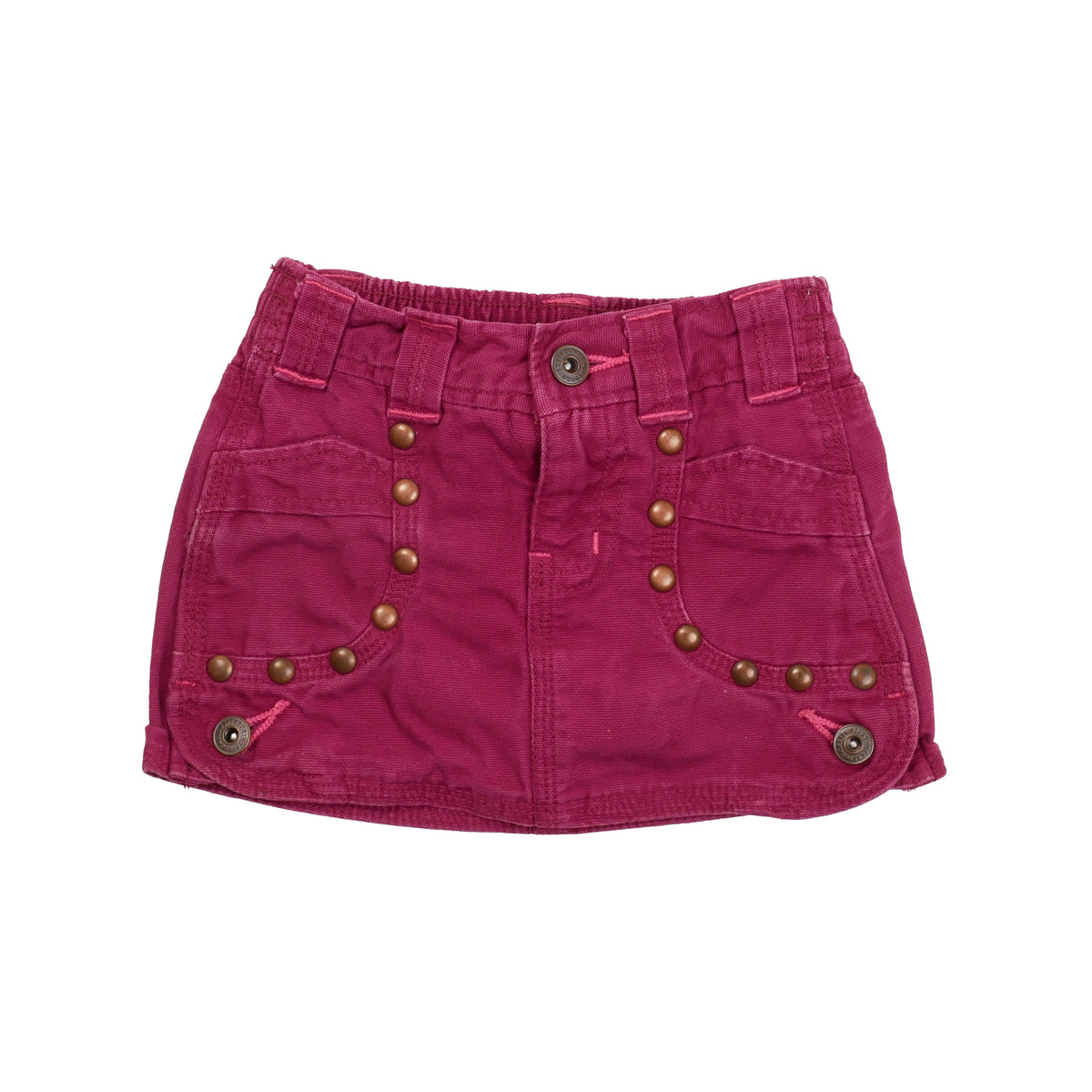 Vintage Sprockets Denim Kids Skirt - 6/9M