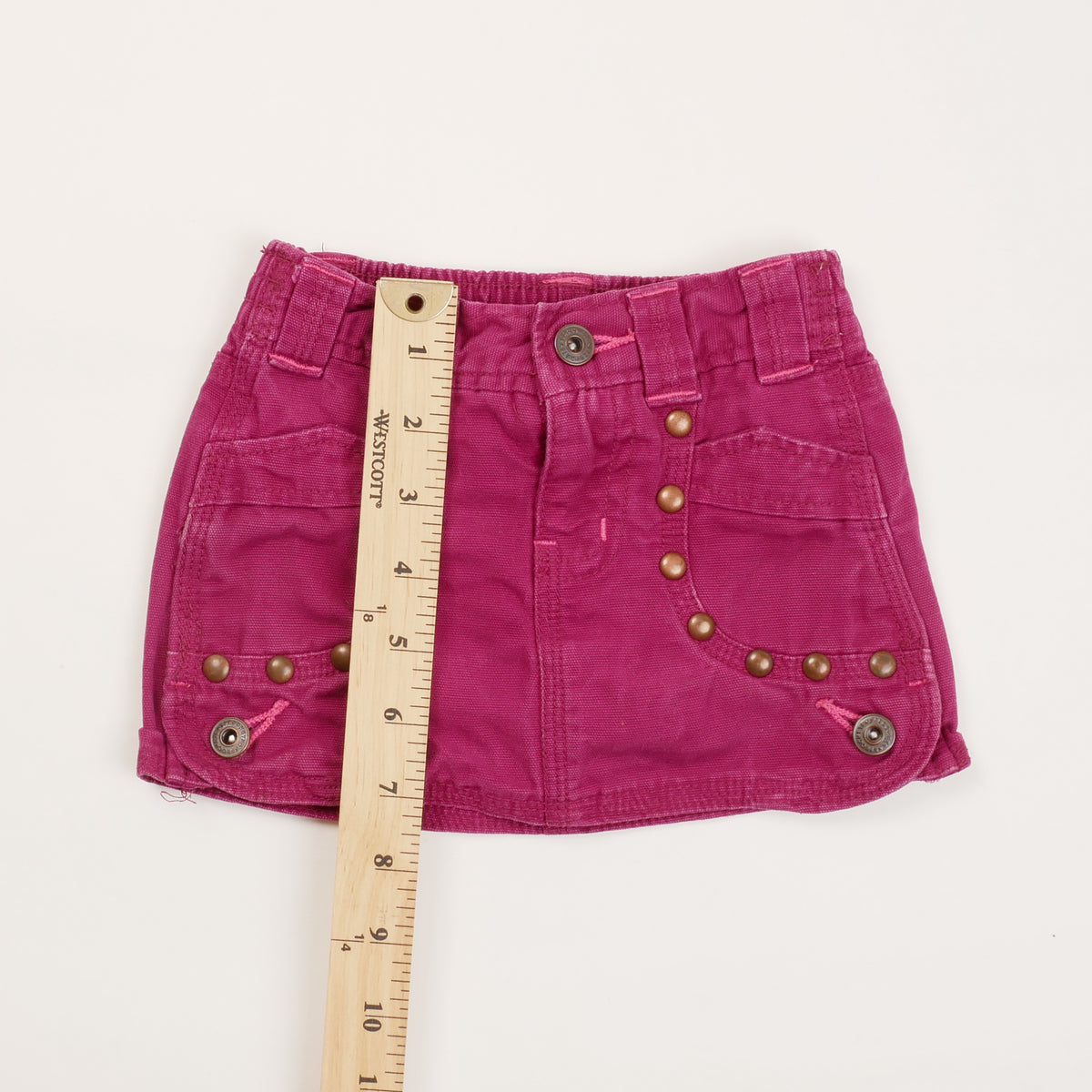 Vintage Sprockets Denim Kids Skirt - 6/9M