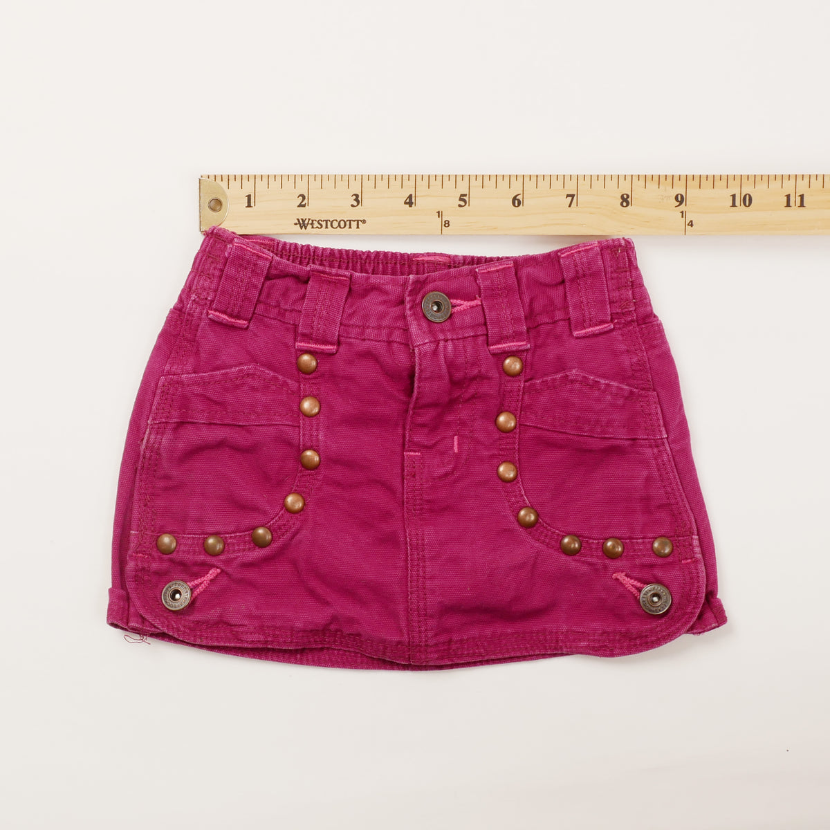 Vintage Sprockets Denim Kids Skirt - 6/9M