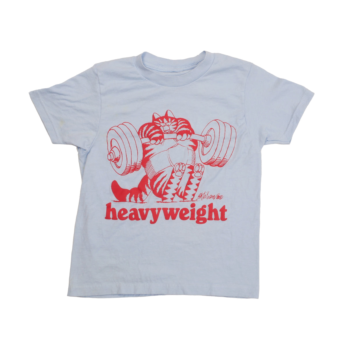 Heavyweight Cat Kliban Kids T-Shirt - YS