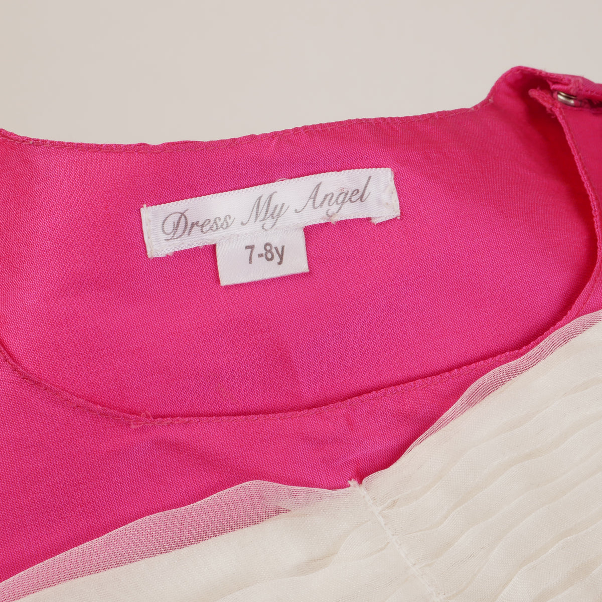 Vintage Bow Kids Dress - 7/8