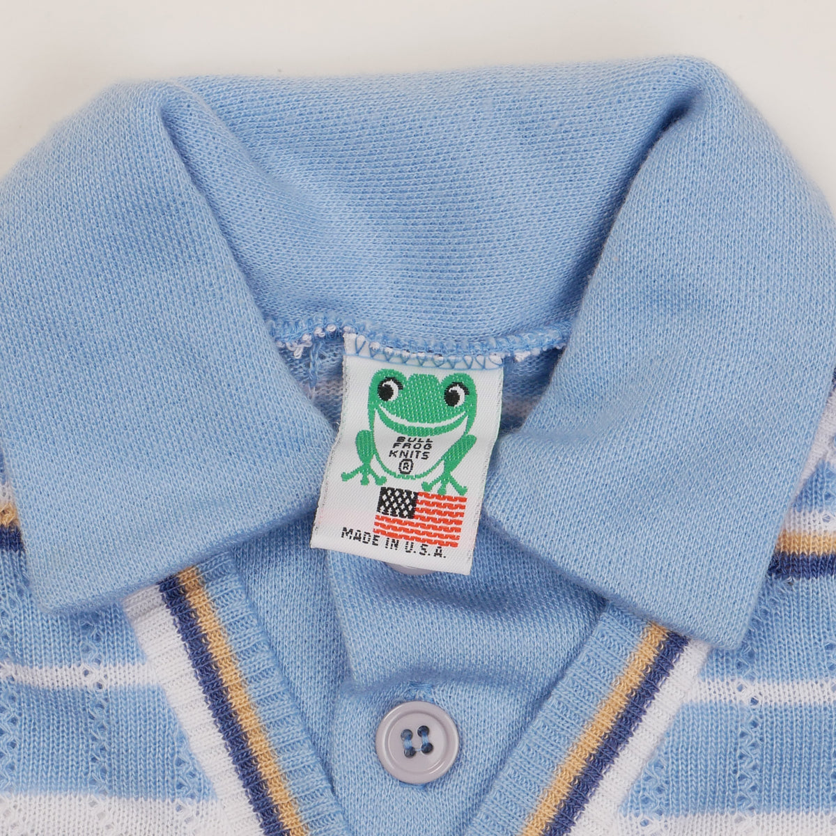 Vintage Bullfrog Knits Kids Polo Shirt - Size 5
