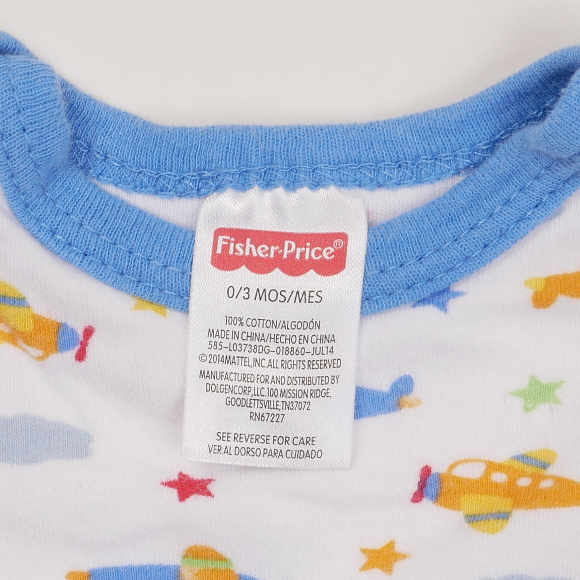 Vintage Fisher Price Baby Onesie - 0/3M