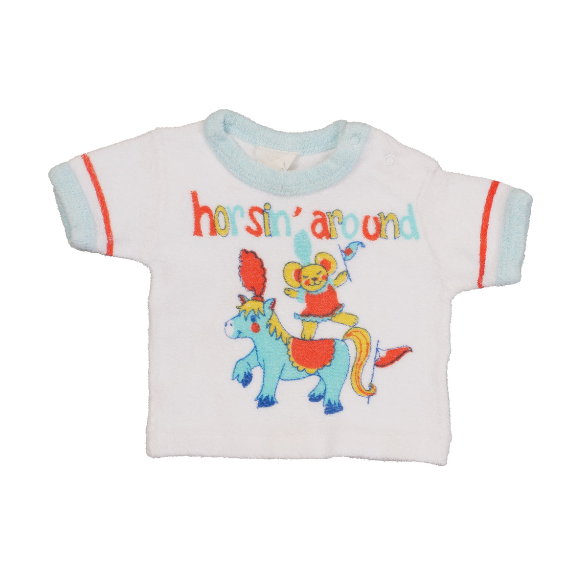 Vintage Horsin' Around Kids T-Shirt - 0/3M