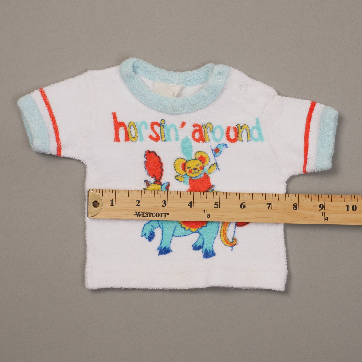 Vintage Horsin' Around Kids T-Shirt - 0/3M
