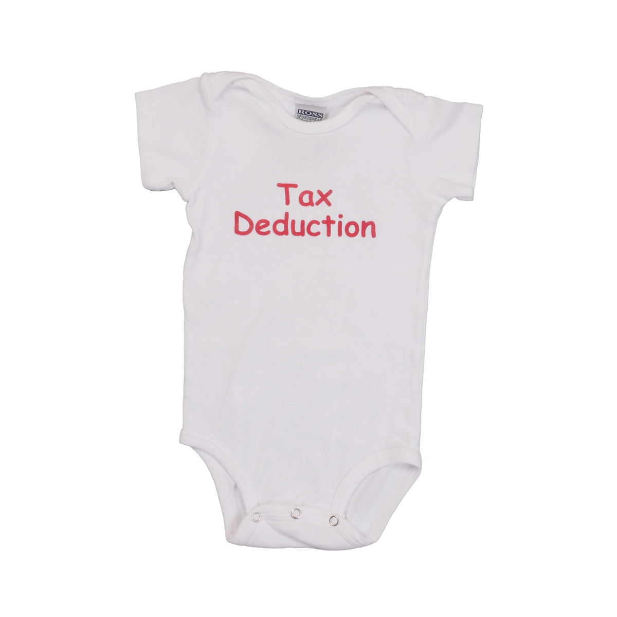 Vintage Tax Deduction Baby Onesie - 6/9M