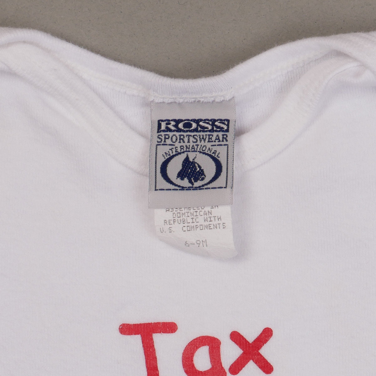 Vintage Tax Deduction Baby Onesie - 6/9M