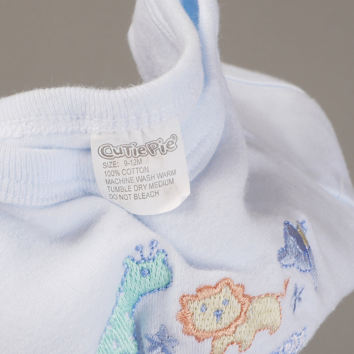 Vintage Cutie Pie Zoo Baby Onesie - 9/12M
