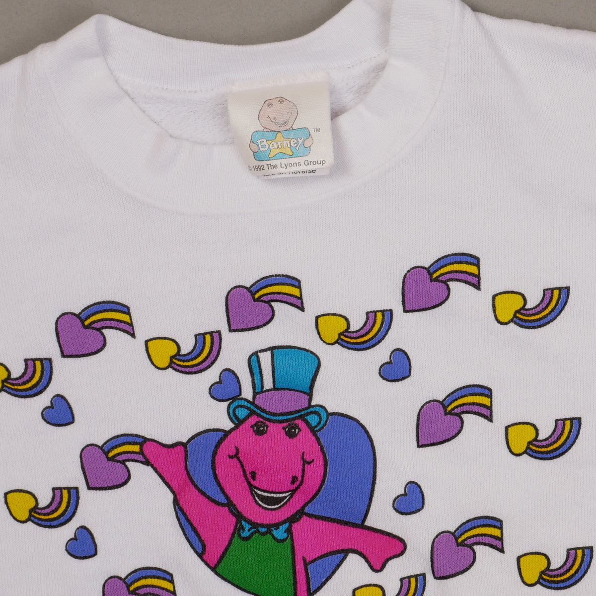 Vintage Barney Kid's Sweatshirt - 6X