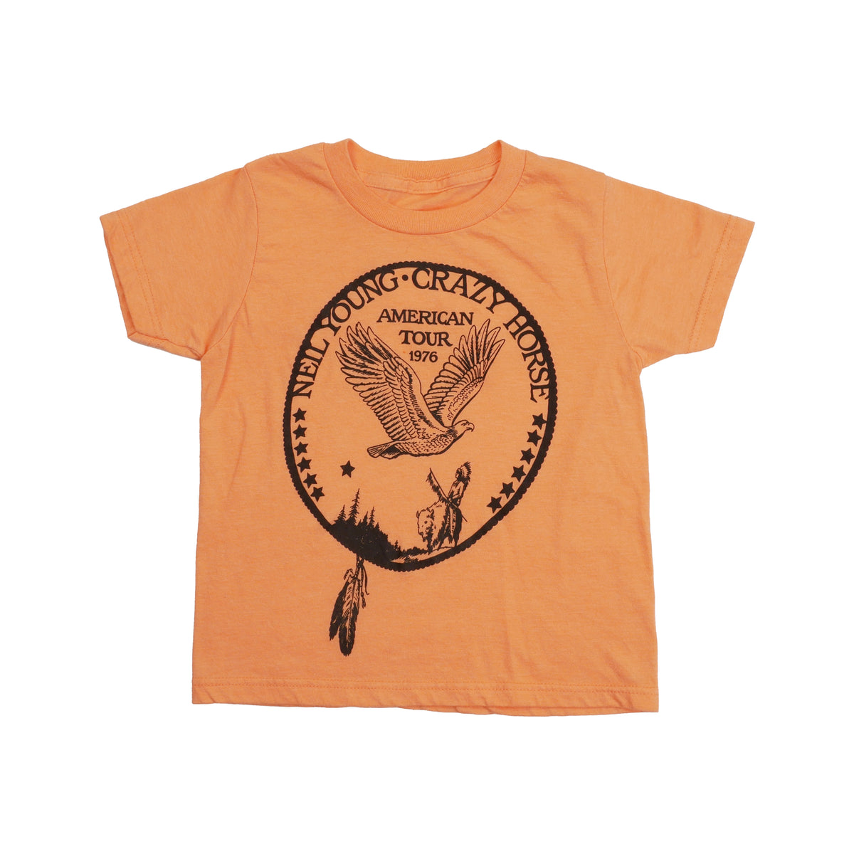 Neil Young Crazy Horse Kids T-Shirt - YXS - Like A Weed
