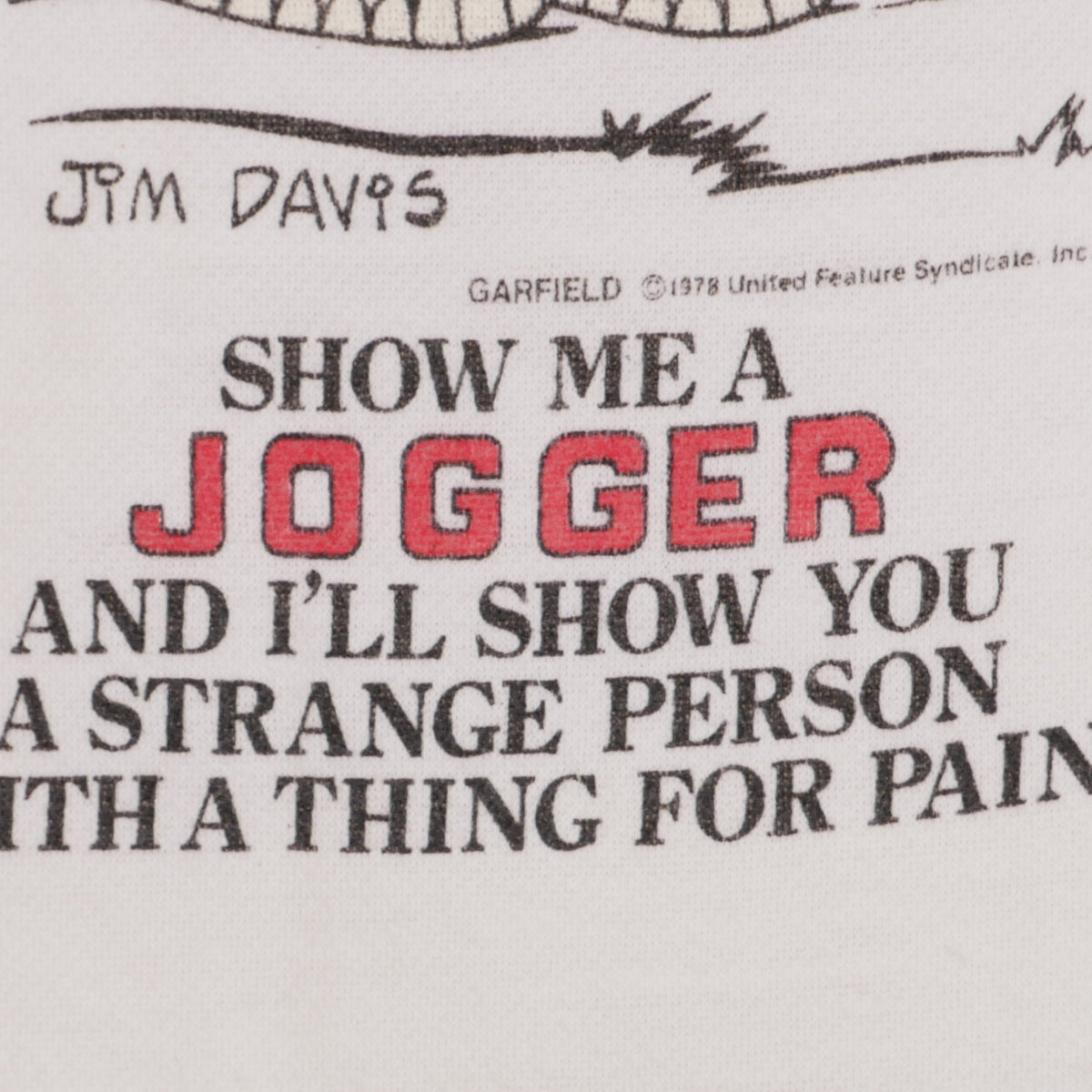 Vintage Garfield Raglan Sweatshirt - YM