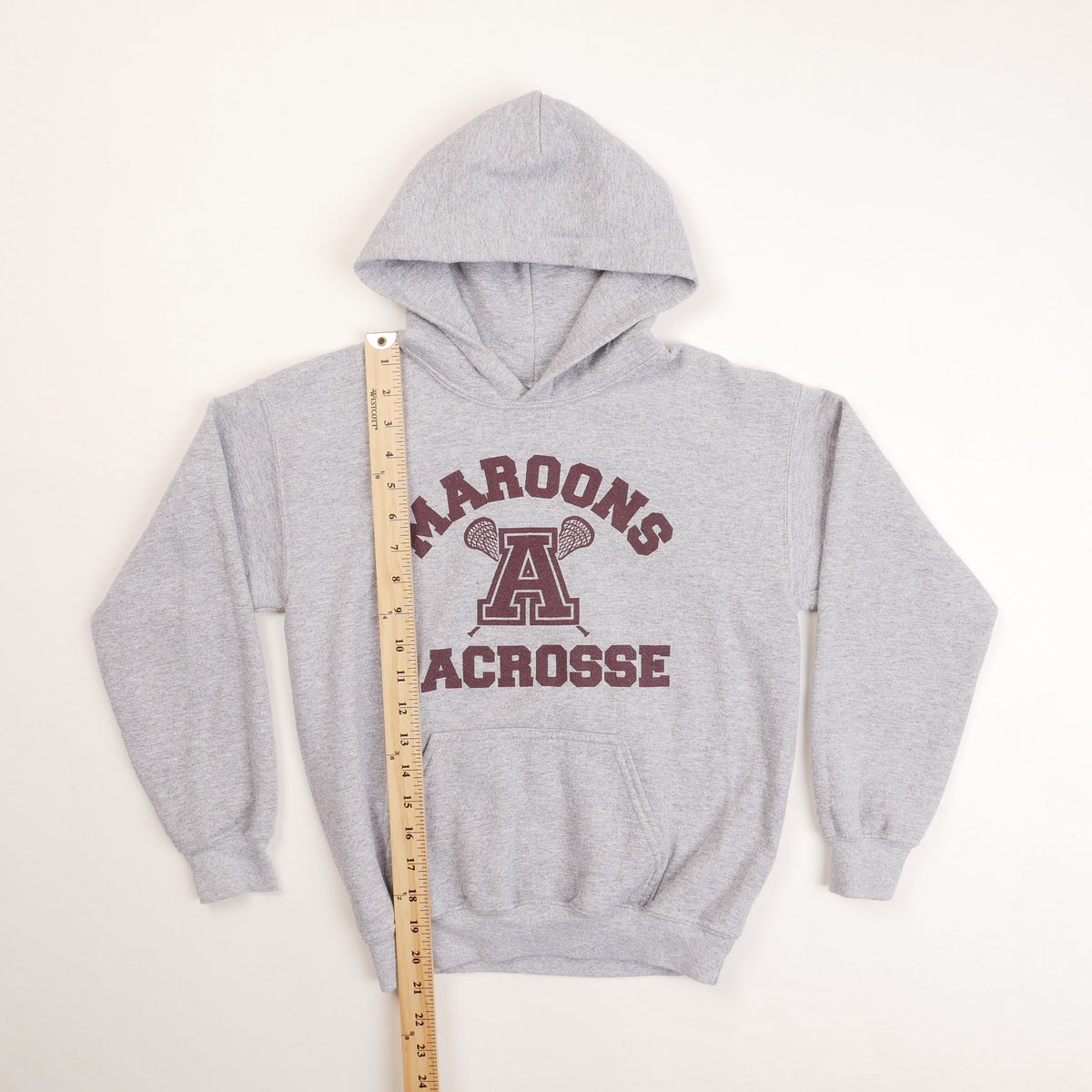 Vintage Lacrosse Kids Hoodie - YS