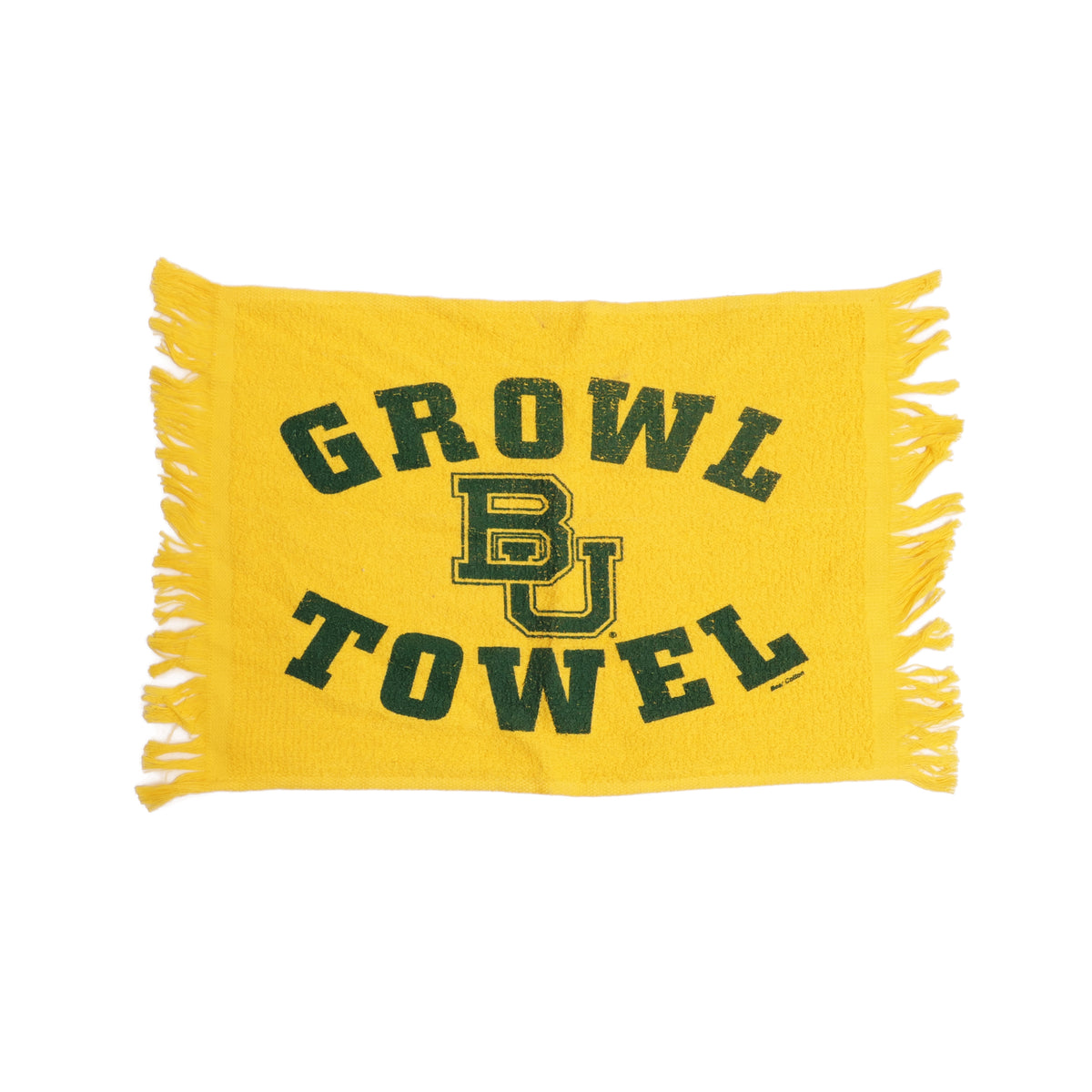 Vintage Baylor University Towel
