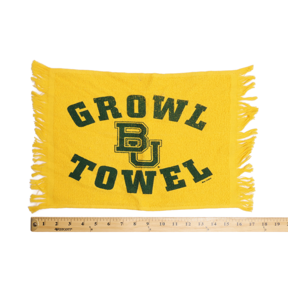 Vintage Baylor University Towel