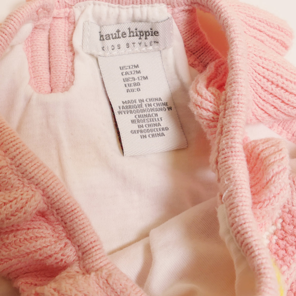 Haute Hippy Knit Top and Shorts Set - 12M