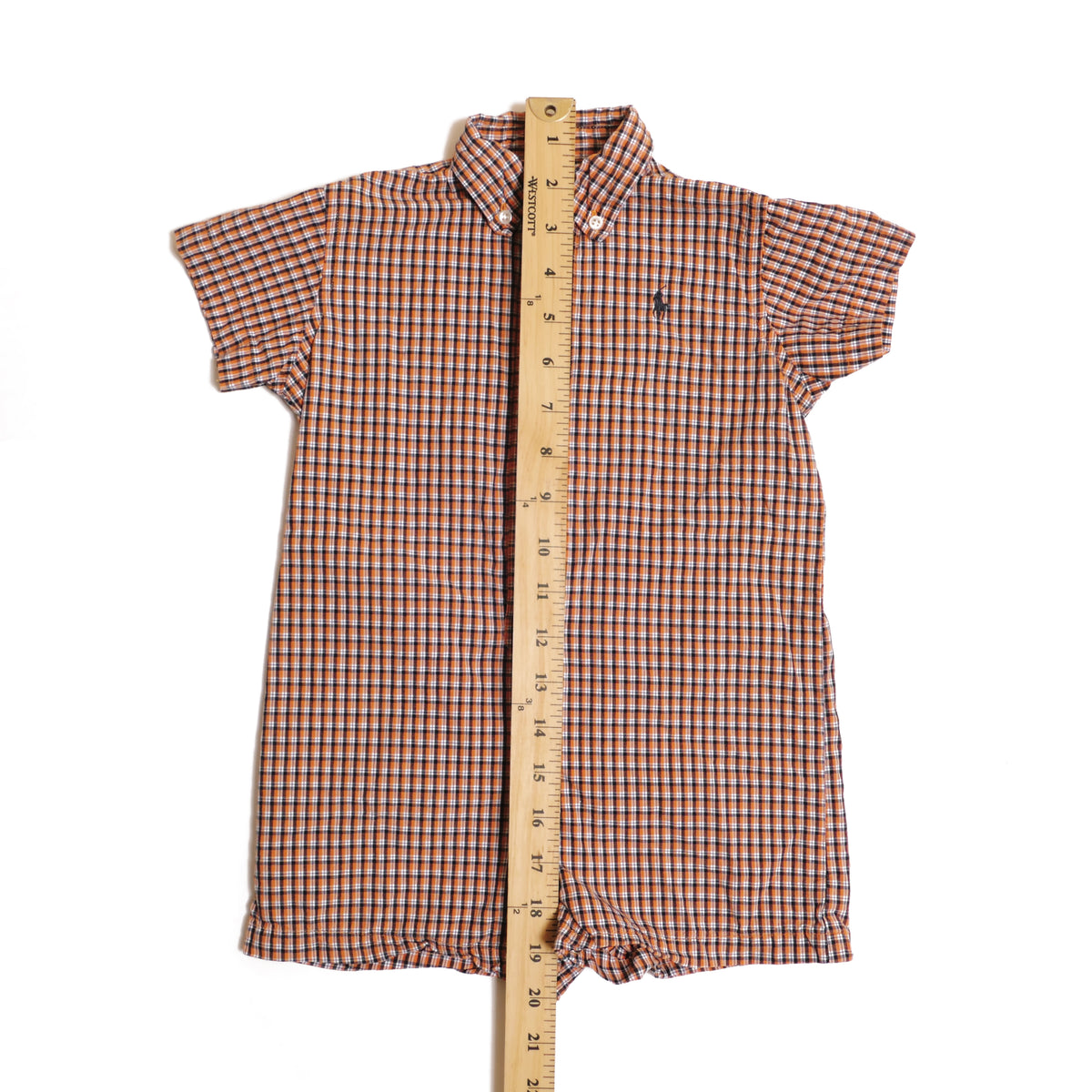 Ralph Lauren Button Onesie - 24M