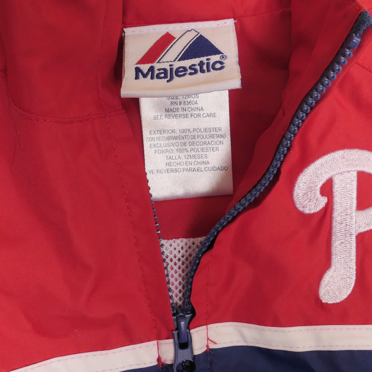 Vintage Philadelphia Phillies Kids Jacket - 12M