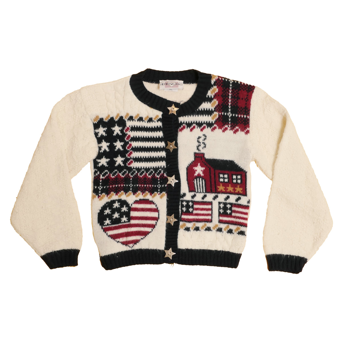 Americana Kids Cardigan Sweater - L