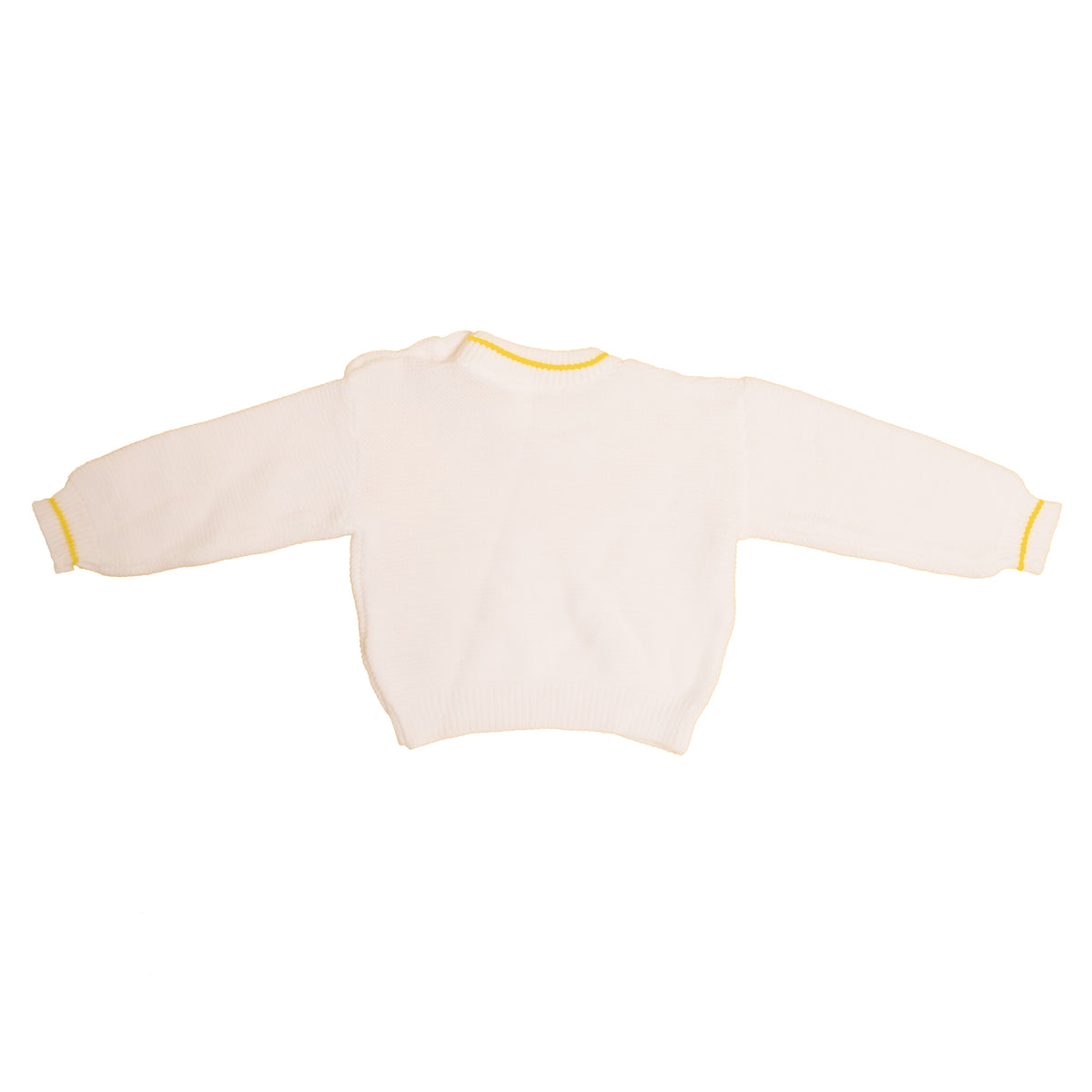 Vintage White Baby Sweater - 6M