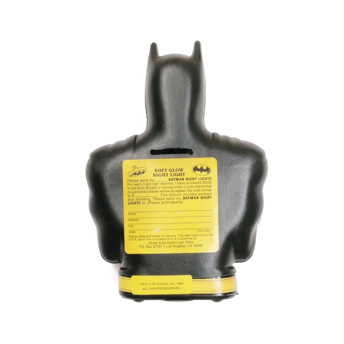 Batman 1989 Toy Bank