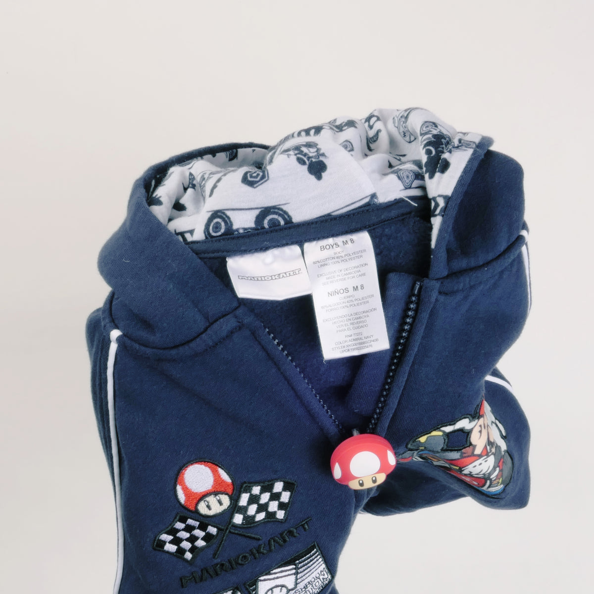 Mario Kart Kids Hoodie - M(8)