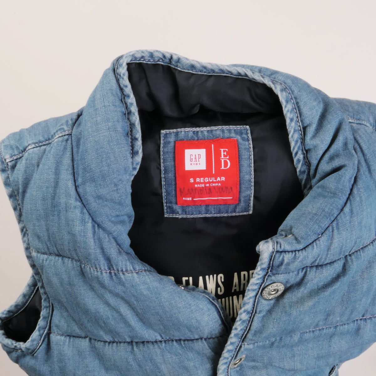 Gap Kids Denim Jacket Vest - S