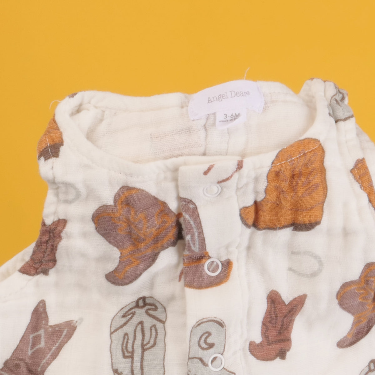 Angle Dear Western Onesie - 6M