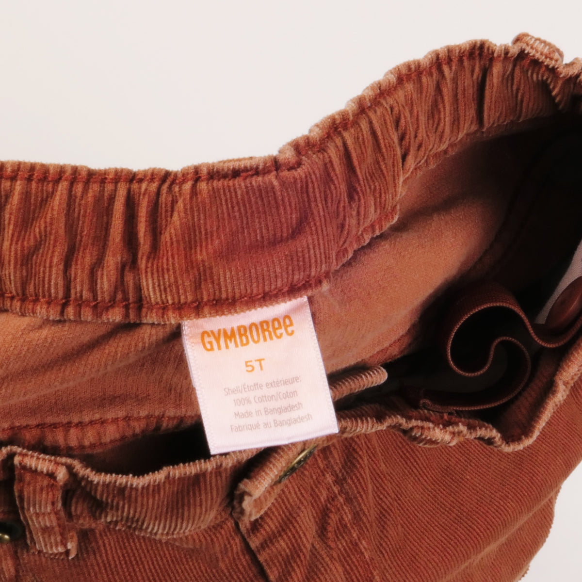 Corduroy Kids Cargo Pants - 5T